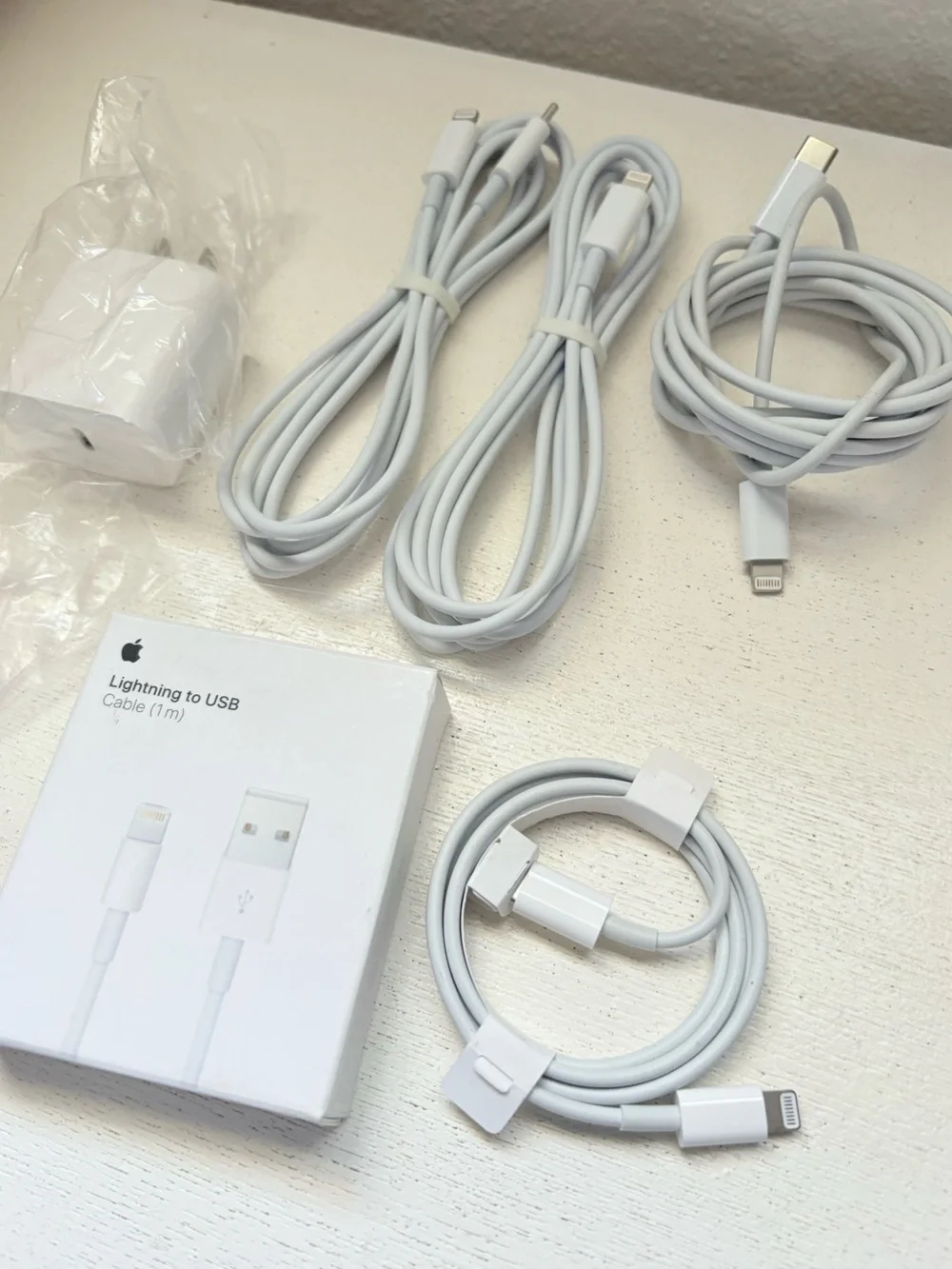 iPhone Charger lot - C Charger and USB Charger to Lightning Charger IPhone New